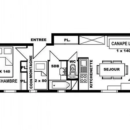 Apartment Cosy 2 Pieces, 6 Pers, Les Saisies, Balcon - Fr-1-594-116